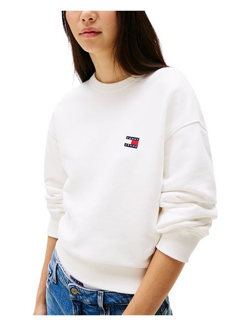 Felpa squadrata con distintivo Tommy Tommy Hilfiger | DW0DW19408YBL